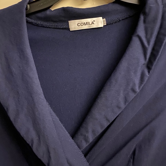 Comila Navy Dress - Picture 2 of 10